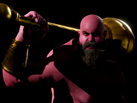 Demon Komba Raksha 3D Model