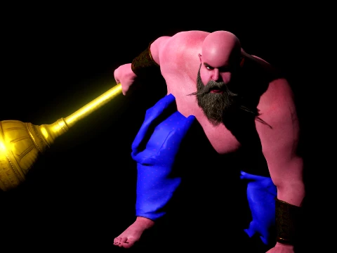 Demon Komba Raksha 3D Model