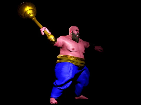Demon Komba Raksha 3D Model