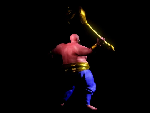 Demon Komba Raksha 3D Model