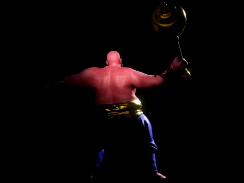 Demon Komba Raksha 3D Model