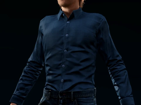 Casual Male Character Jake 3D Model