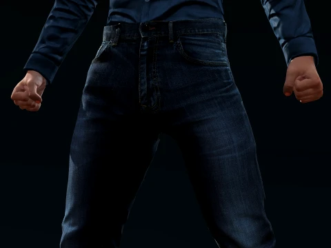 Casual Male Character Jake 3D Model