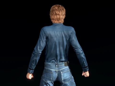 Casual Male Character Jake 3D Model