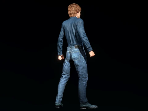 Casual Male Character Jake 3D Model