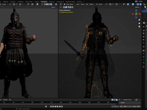 Achilles 3D Model