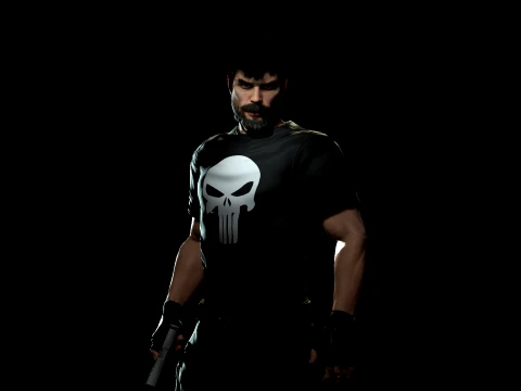 Punisher 3D Model
