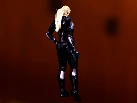 Space Walker 3D Model