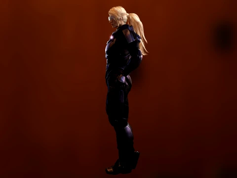 Space Walker 3D Model