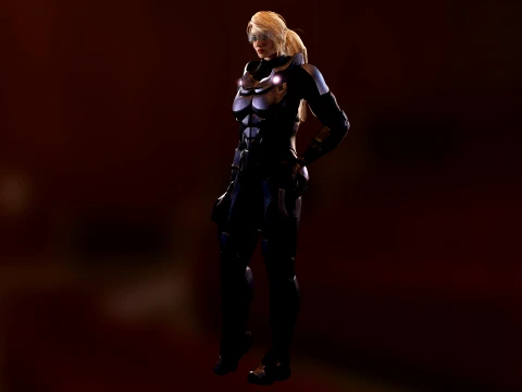 Space Walker 3D Model
