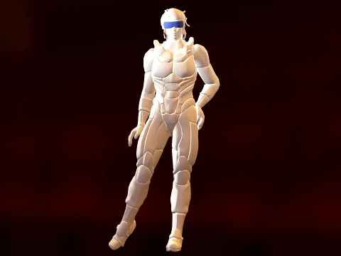 Space Walker 3D Model