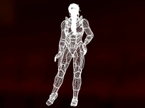 Space Walker 3D Model