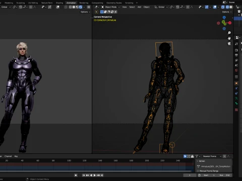 Space Walker 3D Model