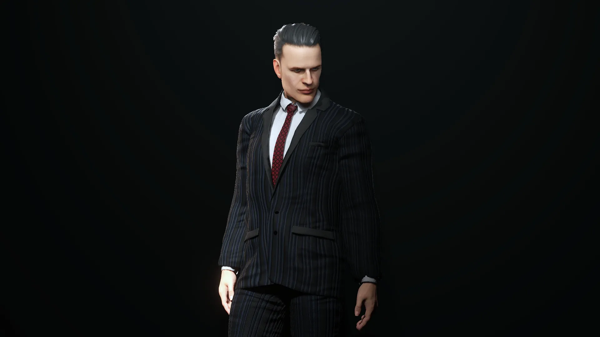 Mafia Boss 3D Model .c4d .max .obj .3ds .fbx .stl .blend 