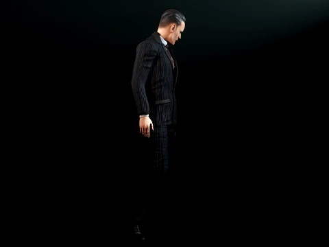Mafia Boss 3D Model