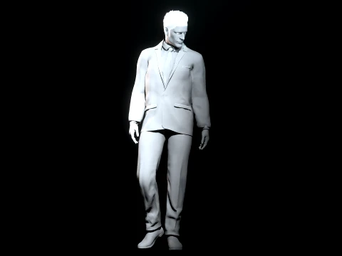Mafia Boss 3D Model