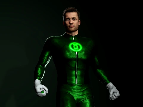 Green Lantern 3D Model