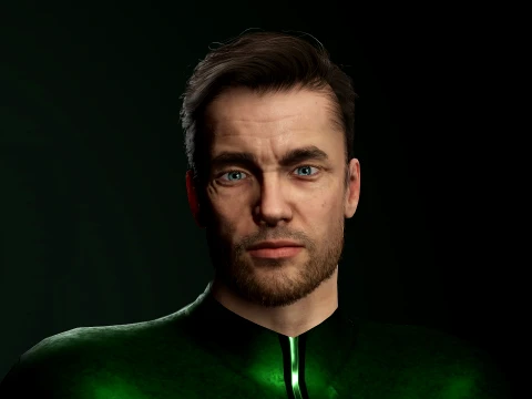 Green Lantern 3D Model