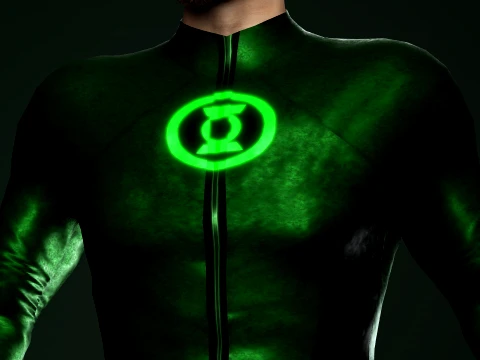 Green Lantern 3D Model