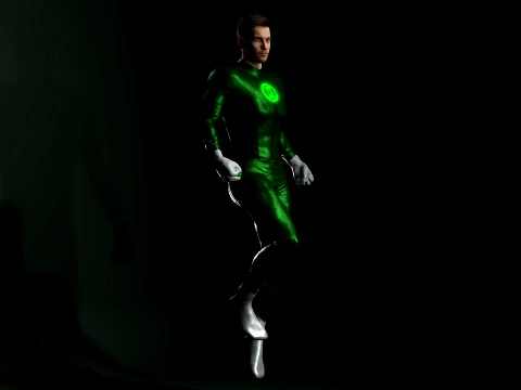 Green Lantern 3D Model