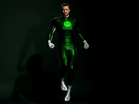 Green Lantern 3D Model