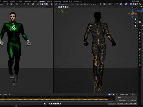 Green Lantern 3D Model