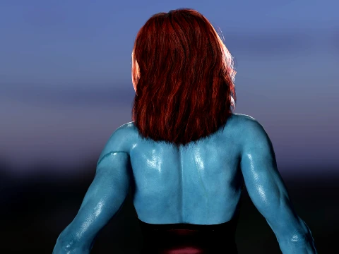 Lady Hellbender 3D Model