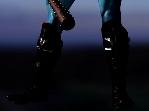 Lady Hellbender 3D Model