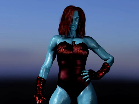 Lady Hellbender 3D Model