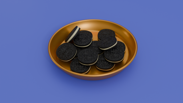 Oreo 3Dモデル .c4d .max .obj .3ds .fbx .stl .blend 