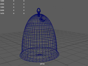 Trash bin for glass 3D Model