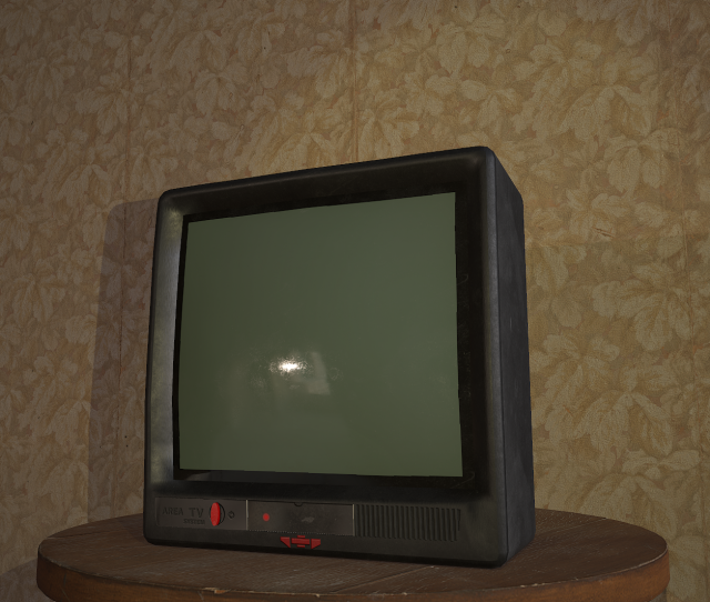 Old Television 3D 모델 .c4d .max .obj .3ds .fbx .stl .blend 
