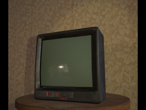 Old Television 3D 모델