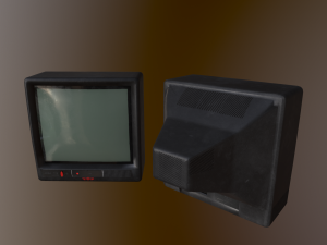 Old Television 3D 모델