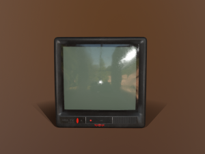 Old Television 3D 모델