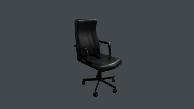 Office chair 3D 模型 .c4d .max .obj .3ds .fbx .stl .blend 