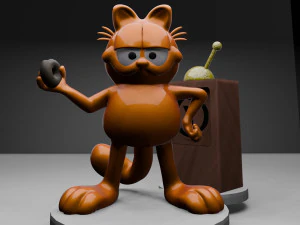Garfield 3D Print Model