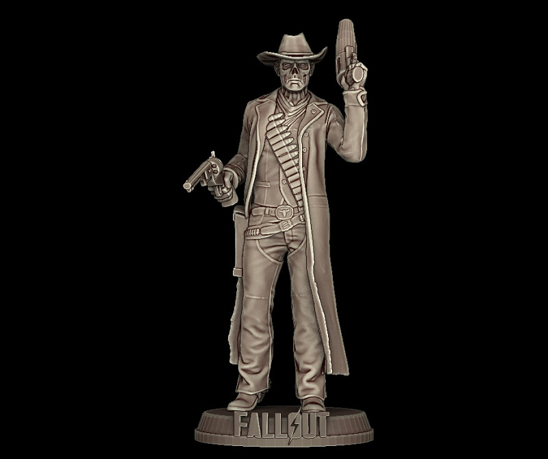 FAN ART COOPER FALLOUT Model Cetak 3D .c4d .max .obj .3ds .fbx .stl .blend 