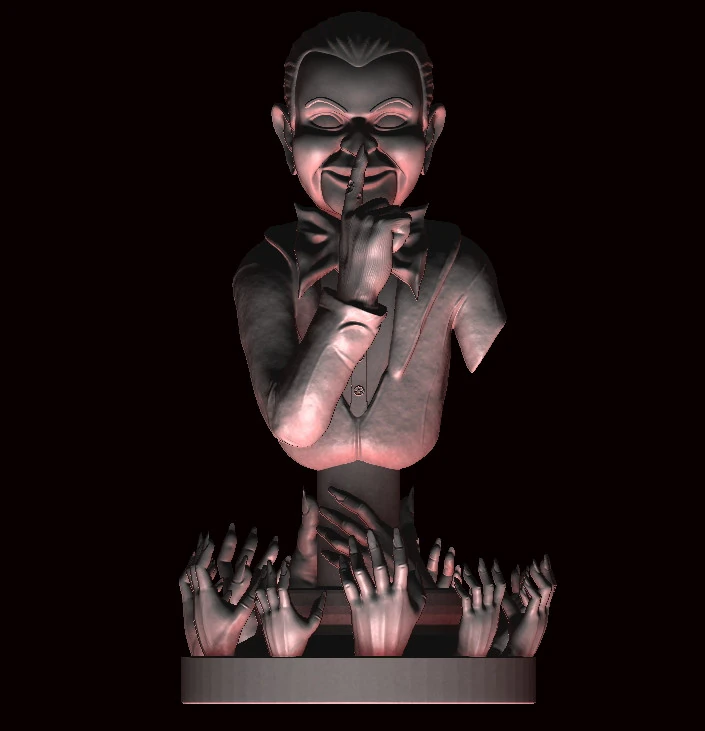 FAN ART DEAD SILENCE 3D Print Model .c4d .max .obj .3ds .fbx .stl .blend 