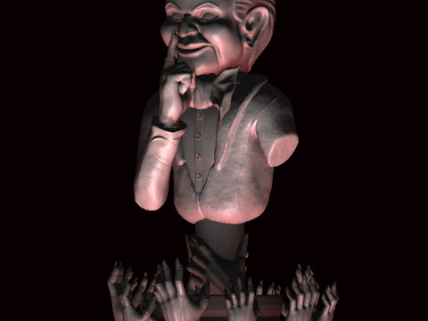 FAN ART DEAD SILENCE 3D Baskı Modeli