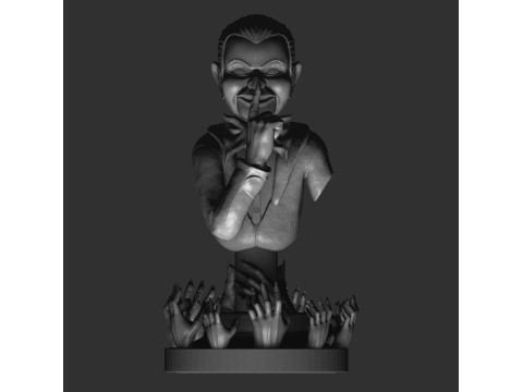 FAN ART DEAD SILENCE 3D Baskı Modeli