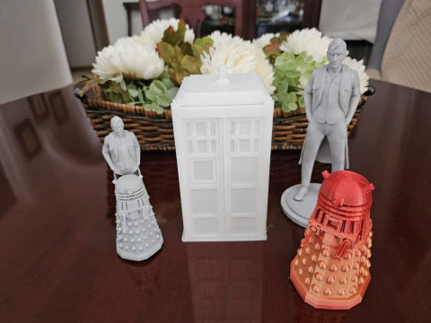 FIGURAS FAN ART DR QUEM Modelo de Impressão 3D