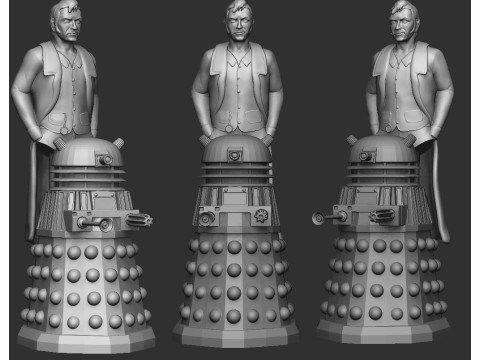 FIGURES FAN ART DR WHO Modelo de Impressão 3D