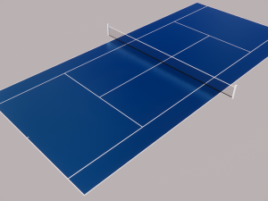 Tennis court 3D Model