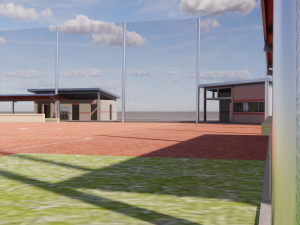 Softball field Modèle 3D