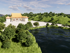 Temple 3D Model