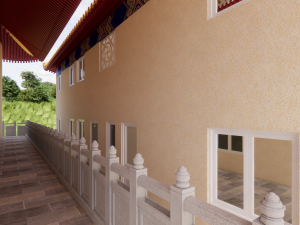 Temple 3D Model