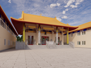 Temple 3D Model
