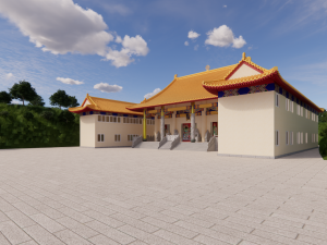 Temple 3D Model