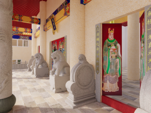 Temple 3D Model